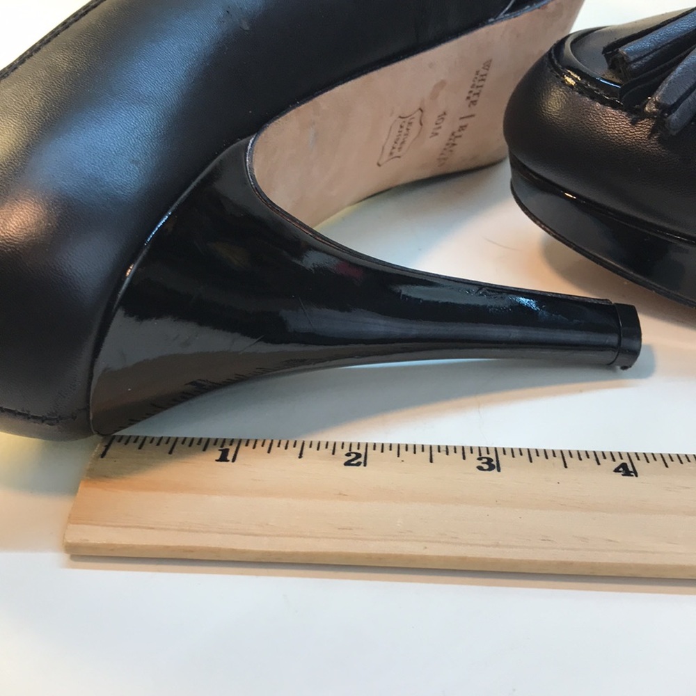 White House Black Market Leather Platform - Picture 10 of 14